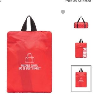 Pink Packable Duffel